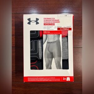 SEALED 3-Pack Under Armour Tech Boxer Brief Mens Large 6 Inch New UUSHJ823 621